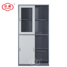 China fábrica de aço KD mobiliário de escritório linha fina cruz cor gabinete solução de armazenamento